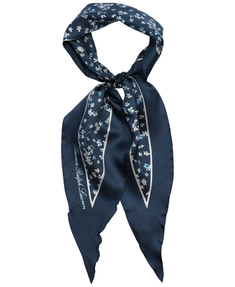 Lauren Ralph Lauren Ditsy Floral Small Diamond Scarf