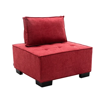 Simplie Fun Living Room Ottoman Lazy Chair