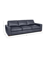 Rutherford Home Matera 96" Leather over 3 Sofa