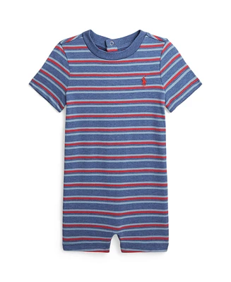 Polo Ralph Lauren Baby Boys Striped Cotton Jersey Shortall