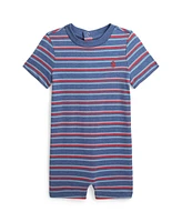 Polo Ralph Lauren Baby Boys Striped Cotton Jersey Shortall