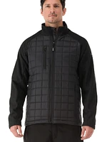 RefrigiWear Men's Hybrid EnduraQuilt Insulated Jacket