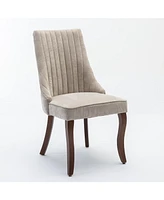 Premium Upholstered Dining Chairs with High Back Support for Enhanced Comfort