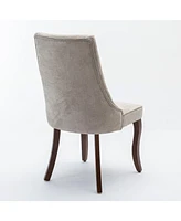 Streamdale Furniture Premium Upholstered Dining Chairs with High Back Support for Enhanced Comfort