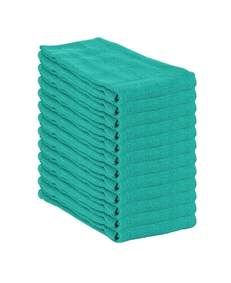 Arkwright Home Huck Cotton Cleaning Towels (12 Pack), 16x26, Multi-Purpose, Reusable, Color Options
