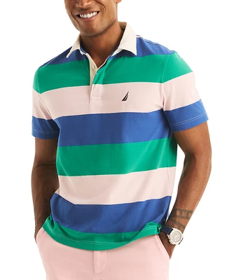 Nautica Men's Classic-Fit Stripe Rugby Polo Shirt