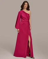 Donna Karan Women's Twist-Front One-Shoulder Gown