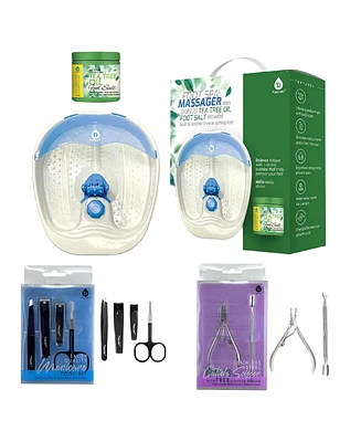 Pursonic Spa & Groom Bundle: Foot Spa, Manicure Kit, Precision Tools