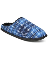 Club Room Men's Plaid Slippers, Created for Macy's