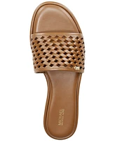 Michael Kors Women's Saylor Perforated Slide Sandals