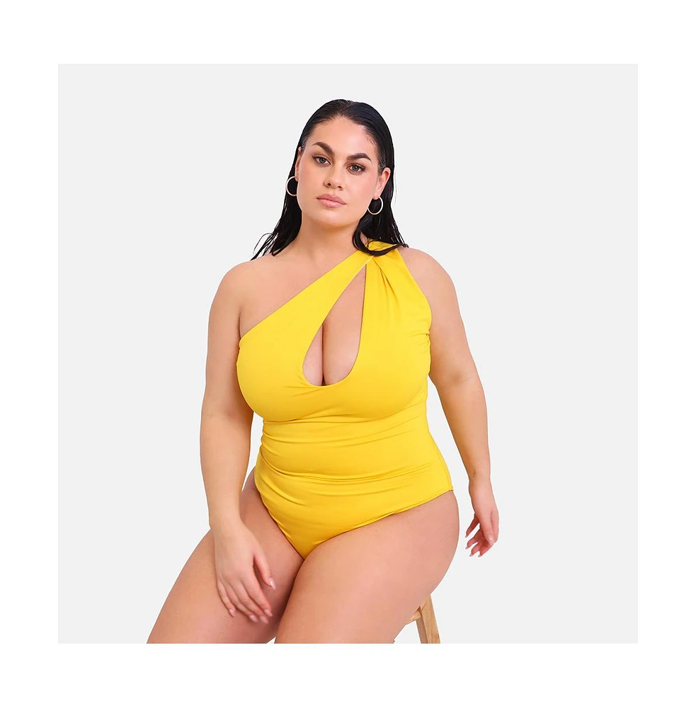 Rebdolls Plus Honey Cut Out One Piece Swimsuit