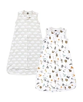 Hudson Baby Baby Boys Unisex Baby Interlock Cotton Sleeveless Sleeping Bag