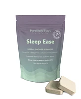 PurelifeBiotics Sleep Ease: Lavender & Bergamot s Tranquil Blend for Deep Sleep and Stress Relief | 14 Standard Tablets | 20 Minute Showers