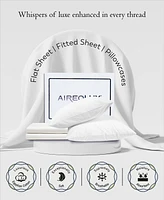 Aireolux 1000 Thread Count Egyptian Cotton Sateen 4 Pc Sheet Set King