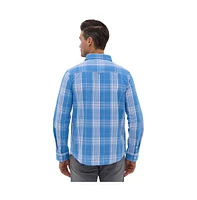 Bench Dna Men's Zimma Long Sleeve Check Shirt