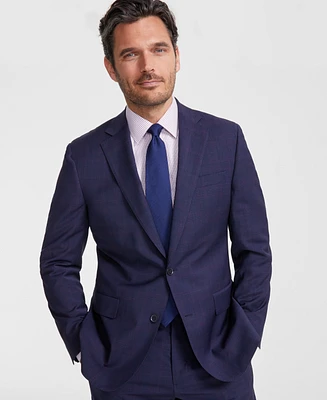 B by Brooks Brothers Men's Classic-Fit Wool Blend Suit Separates Jacket