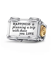 Pandora Sterling Silver Two-tone Adventure Car Charm