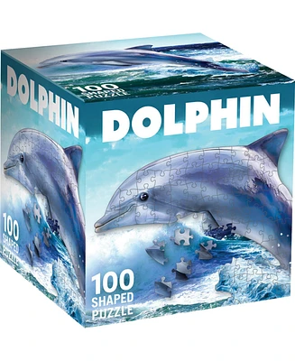 Masterpieces Dolphin 100 Piece Shaped Jigsaw Puzzle