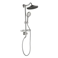 Streamdale Furniture Shower System, With 10" Rain Showerhead, 4-Function Hand Shower