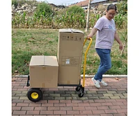 Dual Purpose Hand Truck Dolly & Push Cart