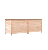 vidaXL Patio Cushion Box 59.1"x19.7"x22" Solid Wood Fir