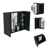 Ellegrini 1-Drawer Medicine Cabinet Wengue