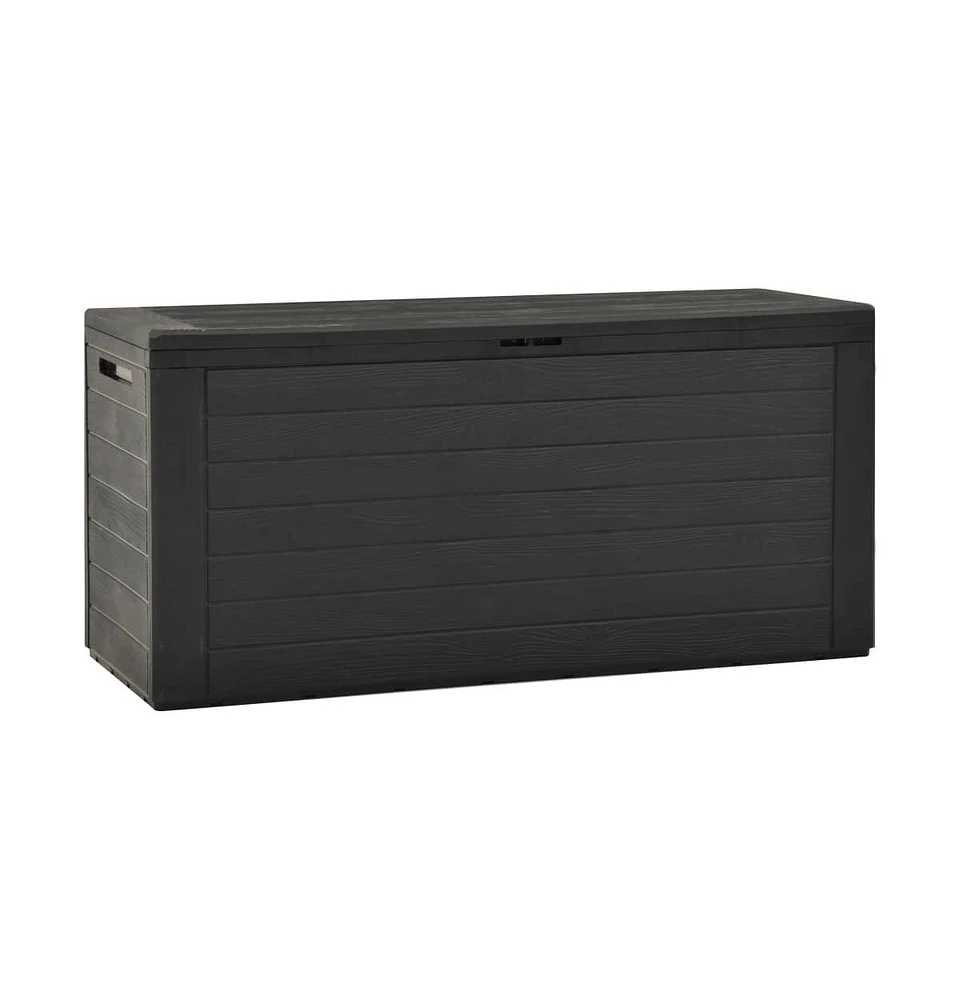 vidaXL Patio Storage Box Anthracite 45.7"x17.3"x21.7"