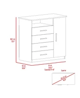 Streamdale Furniture Baylon -Drawer 1-Shelf Dresser