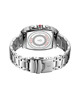 Jbw Men's Echelon Platinum Series Diamond (3 ct. t.w.) Stainless Steel Watch, 41Mm