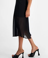 Bar Iii Women's Pull-On Chiffon Midi Skirt, Created for Macy's