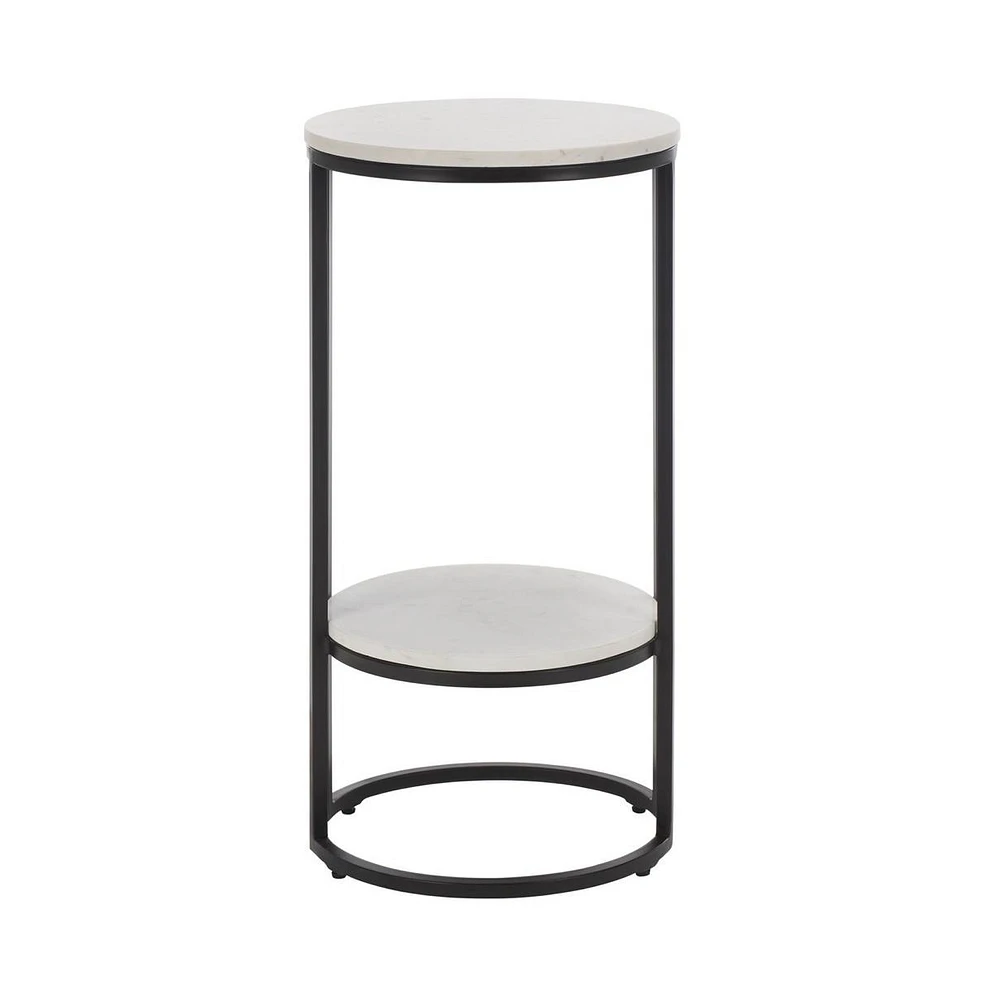 Safavieh Gunther 1 Shelf Round Accent Table