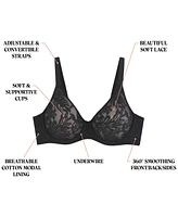 Bali Women's Breathe Lace Underwire Bra DF7590