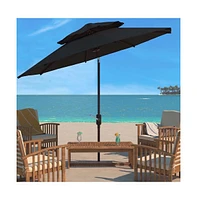 Safavieh Lorenia 9Ft Double Top Market Umbrella