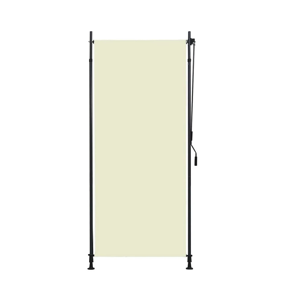 vidaXL Outdoor Roller Blind 39.4"x106.3" Cream