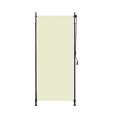 vidaXL Outdoor Roller Blind 39.4"x106.3" Cream