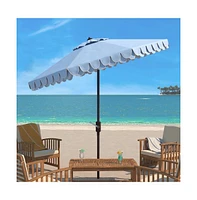 Safavieh Elegant Valance 9Ft Auto Tilt Umbrella