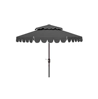 Safavieh Venice 9Ft Rnd Double Top Crank Umbrella