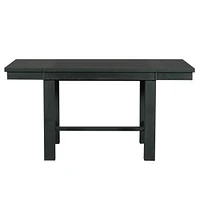 6-Piece Farmhouse Dining Set with Extendable Table