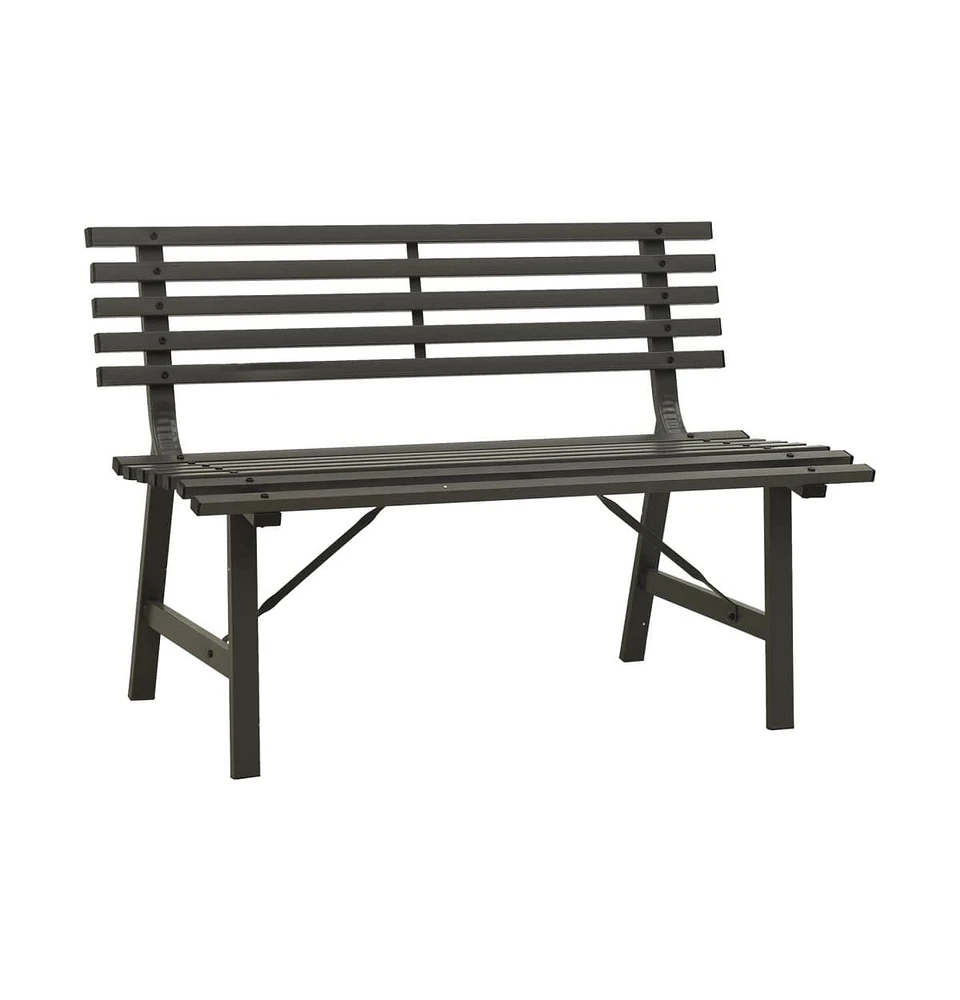 vidaXL Patio Bench 43.3" Steel