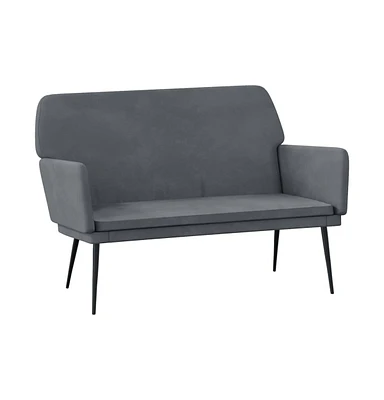 vidaXL Bench Dark 42.5"x31.1"x31.1" Velvet