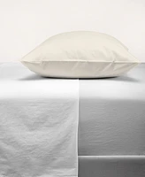 Purity Home 300 Thread Count Brushed Cotton Percale Pillowcase Pair, King
