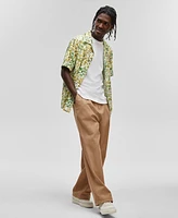 Mode of One Men's Relaxed-Fit Wide-Leg Pants, Created for Macy's