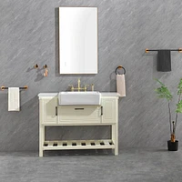 Streamdale Furniture 6 Piece Bathroom Towel Rack Set Wall Mount