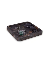 Bey-Berk Genuine Emperador Marble Catch-All Tray