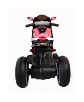 Streamdale Furniture Electric Ride On Motorcycle for 3-4 Years Girl