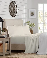 Purity Home 300 Thread Count Brushed Cotton Percale 4-Pc. Sheet Set, Queen