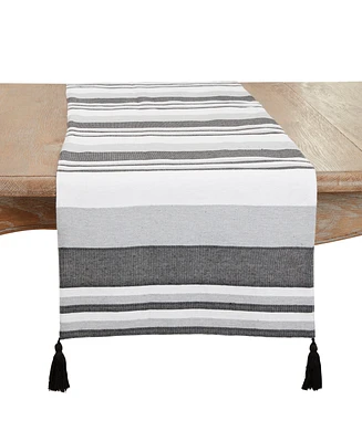 Saro Lifestyle Pleated Perfection Table Runner, 16"x72"