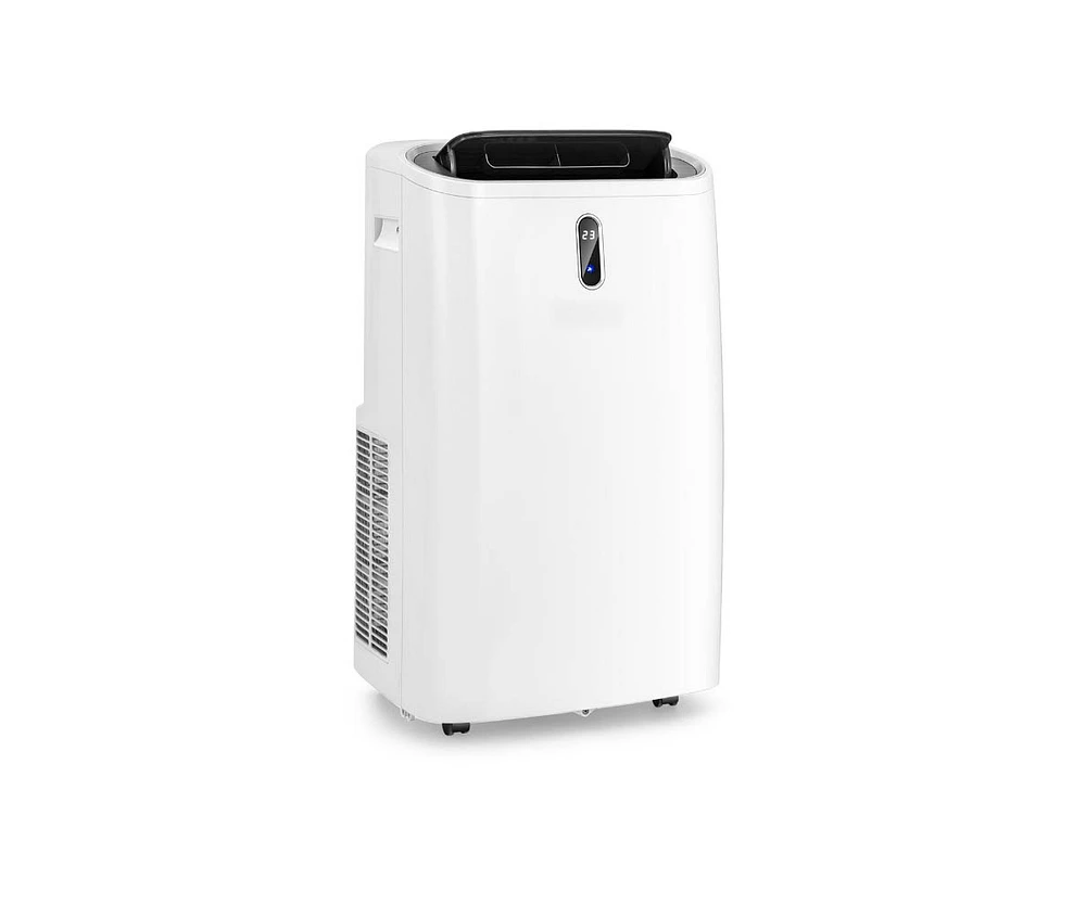 Slickblue 12000 Btu Portable 4-in-1 Air Conditioner with Smart Control-White