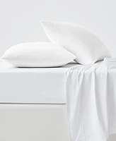 Purity Home 400 Thread Count Wrinkle Resistant Cotton Sateen Pillowcase Pair, Standard