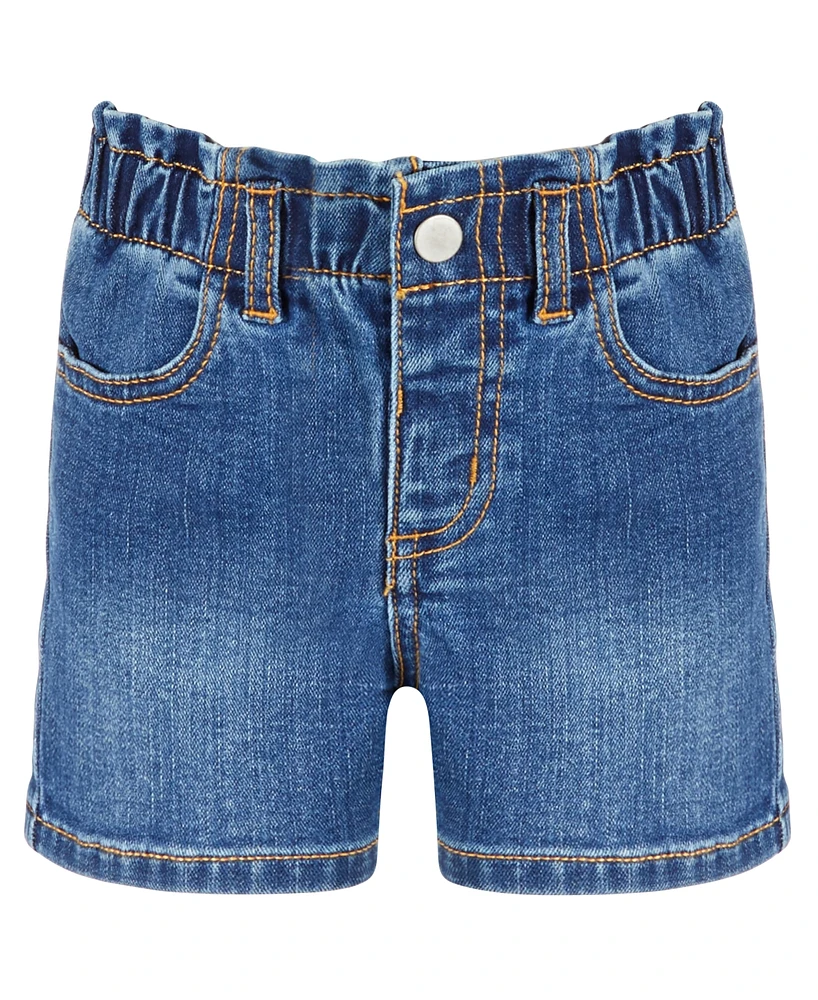 Epic Threads Toddler Girls Hatton Paperbag Denim Shorts, Created for Macy's